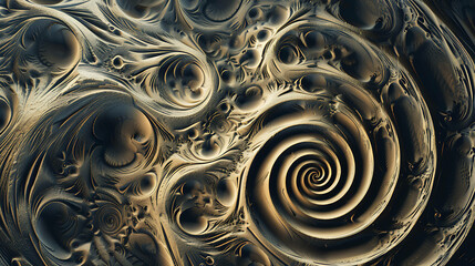 Sticker - Abstract background with intricate swirling patterns.