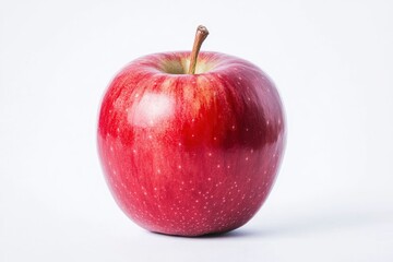 Red apple isolated on white background , ai