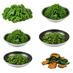 Wall Mural - kale isolated on transparent background png