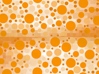 Sticker - abstract orange pattern background