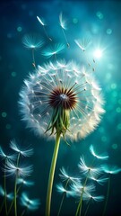 Wall Mural - dandelion