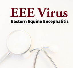 Sticker - Blood test for Eastern equine encephalitis (EEE) virus test, also known as Triple E or sleeping sickness.