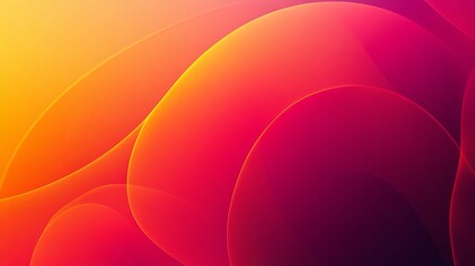 Wall Mural - Abstract Gradient Background with Intertwined Curved Lines