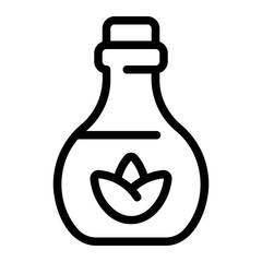 Sticker - skin oil line icon