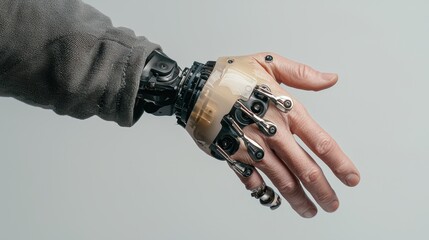 Robotic Hand Shaking with a Human Hand