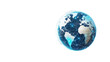 © Sandra - digital globe on white transparent background