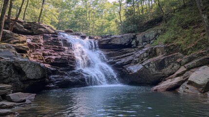 Tranquil Georgia falls