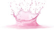 © ItziesDesign - A vibrant splash of pink liquid creating dynamic droplets, perfect for artistic and promotional designs.