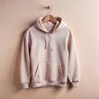 © Emongrapic - 3D rendering Realistic hoodie and sweatshirt mockup Stylish Hoodies Mockup front view