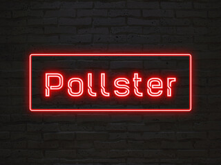 Wall Mural - Pollster のネオン文字