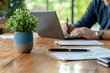 © Starlight - A Couple Exploring Various Investment Opportunities At Home, Discussing Options With Financial Papers And A Laptop, Generative AI