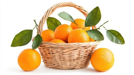 Wall Mural - Basket of Oranges