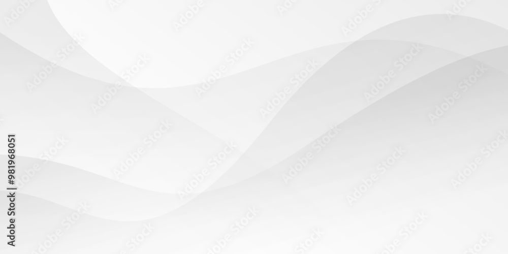 White background Abstract Minimal geometric waving light design Stock ...