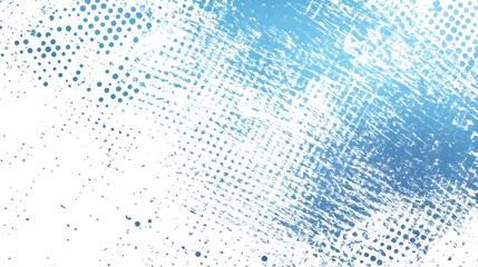 Halftone white and blue color pattern with a gradient grunge texture background Sporty style vector illustration