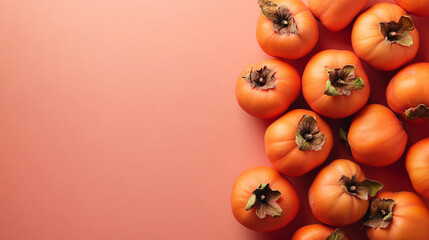 Wall Mural - persimmon fruit