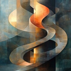 Poster - Abstract Staircase