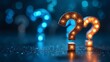 © Shivamrajput46  - digital 3d question mark with binary code, ai in question answering system with blure qustion marks on background, ai in question answering systems, natural language processing algorithms, information
