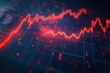 © matoya - Red Line Graph on a Digital Screen