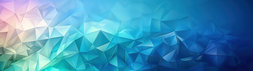 Wall Mural - Abstract Geometric Blue Background