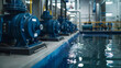 © Halal Vision Studio - Water circulation pumps for maintaining water movement and quality