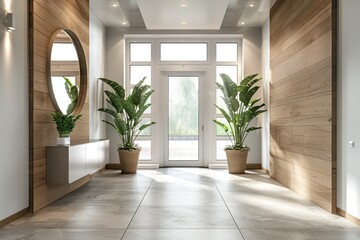 Poster - Modern Interior Design with Natural Elements