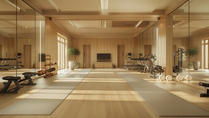 Poster - Modern Home Gym Interior Design