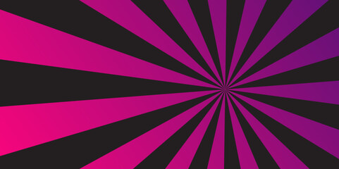 Aufkleber - Abstract Radial Burst Pattern in Pink and Black Dynamic Vector Illustration Featuring Bold Starburst Design with Vibrant Colors, Perfect for Backgrounds, Posters, and Digital Art. 