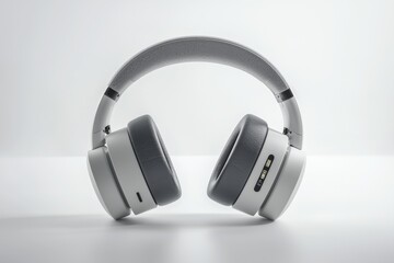 Modern Wireless Headphone Mockup Isolated created with Generative AI