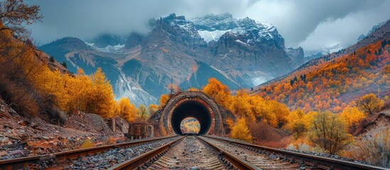 Railway Tunnel in the Mountains