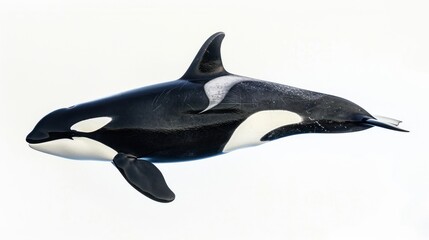 Orca Whale Swimming