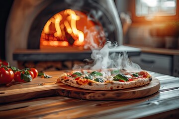 Sticker - Delicious Wood-Fired Pizza with Fresh Ingredients