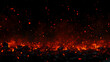 © Neural9 Project - Fiery Embers and Sparks Dance in the Darkness, a Vivid Display of Heat and Energy in a Nighttime Setting.