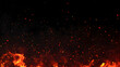 © Neural9 Project - Abstract Background of Fiery Red Sparks Rising Upward Against a Dark Background