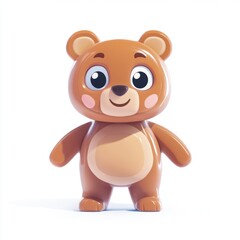 Sticker - Cute Cartoon Bear.