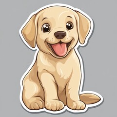 Sticker - Cute Puppy Sticker.