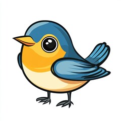 Poster - Cute Cartoon Bird.