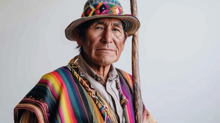 Wall Mural - Portrait of an Andean Man