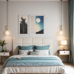 Sticker - modern bed room interior design