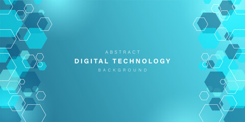 Wall Mural - Blue abstract technology background. business technology communication. Hi tech digital connection. high tech. science. modern technology business concept. futuristic background. vector illustration