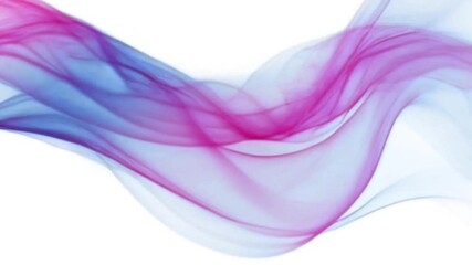 Wall Mural - Wavy, translucent abstract design in blue and pink. Suitable for backgrounds, digital art projects, advertising, and website graphics.