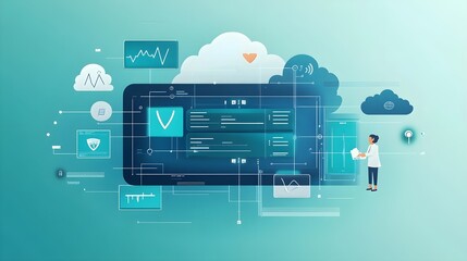 Poster - Cloud-Based Healthcare Data Security Concept