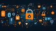 © นิศรา อ่วมเกิด - Digital Security, Cyber Protection, Technology Background