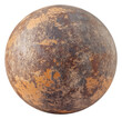 © BraveSpirit - PNG Orange and brown textured sphere pattern