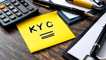 Wall Mural - KYC Procedures: Essential Tools for Compliance and Documentation