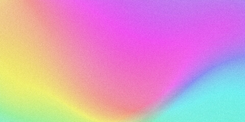 Wall Mural - colorful gradient background with a grainy texture, featuring purple, orange, yellow, blue colors no