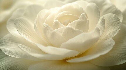 Wall Mural - Close-up of a White Flower