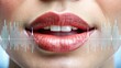 © Caitlin - Close-up of a person's lips articulating sounds, shown on a phonetic chart