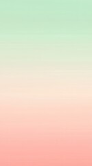 Wall Mural - A soft pastel gradient blending mint and peach hues, perfect for backgrounds, designs, and creative projects.