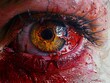 © The Singularity - Bloodshot Eye: A Close-Up Study of Human Pain