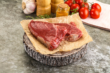 Wall Mural - Raw marble uncooked beef steak